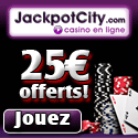 Jackpot City Casino : 25 Euros gratuits